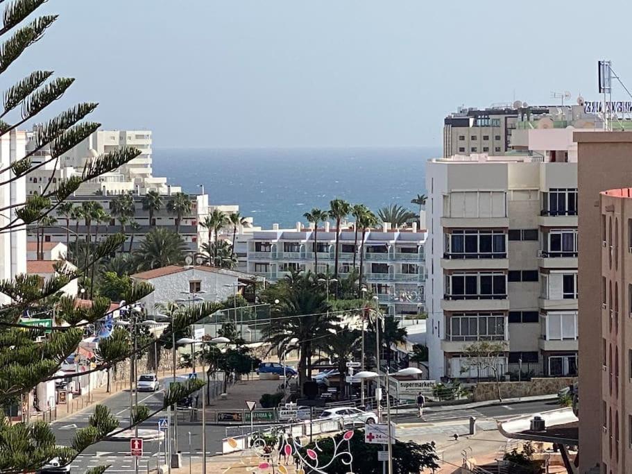 Attico Playa De Ingles Con Parking E Piscina Apartman Playa del Inglés Kültér fotó